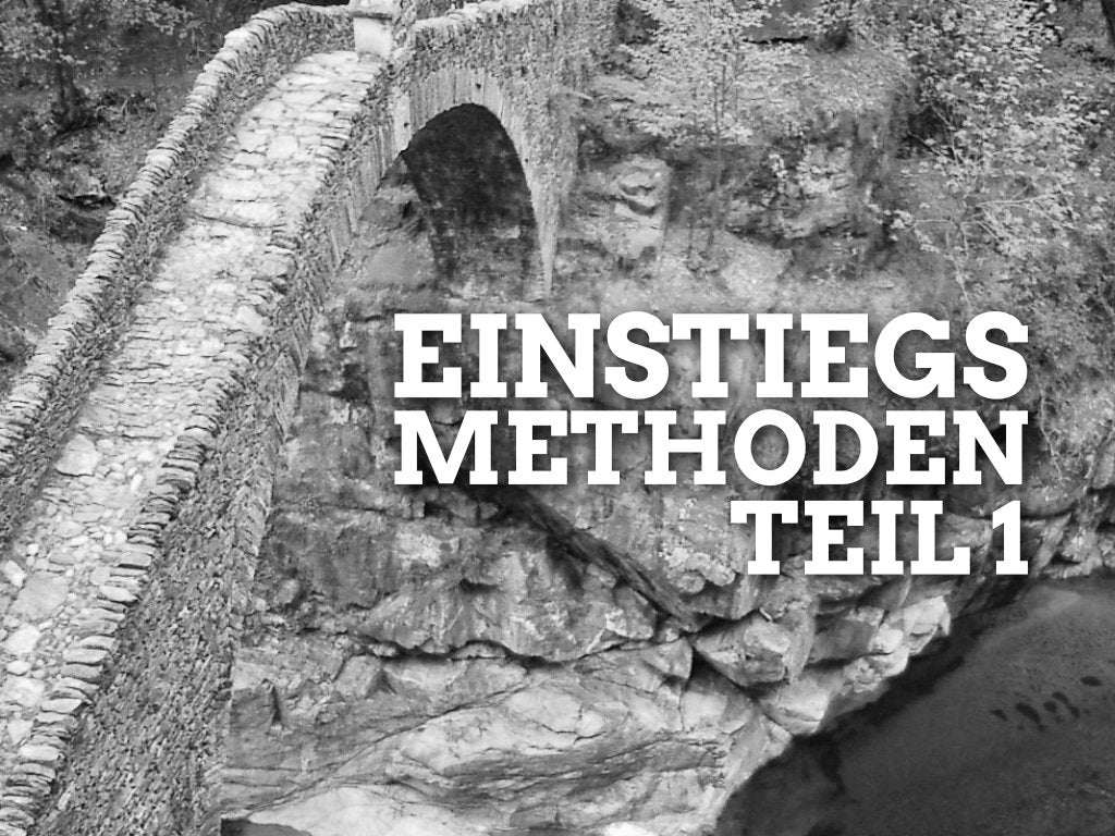 Methoden zum Einstieg in Workskops und Seminare. Anregungen und Ideen