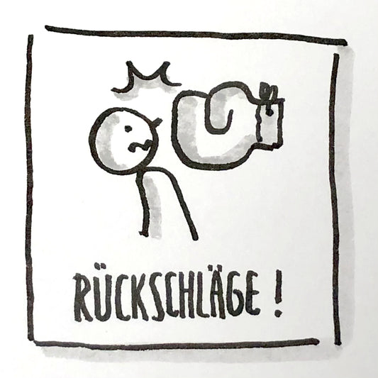 Rückschläge einstecken und weiterlaufen
