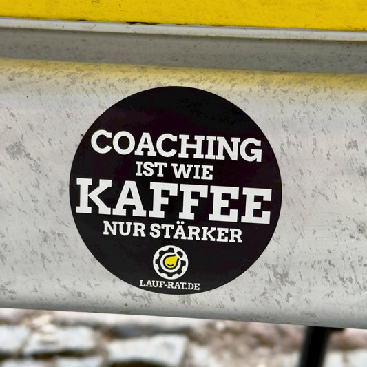 Coaching ist wie Kaffee Aufkleber