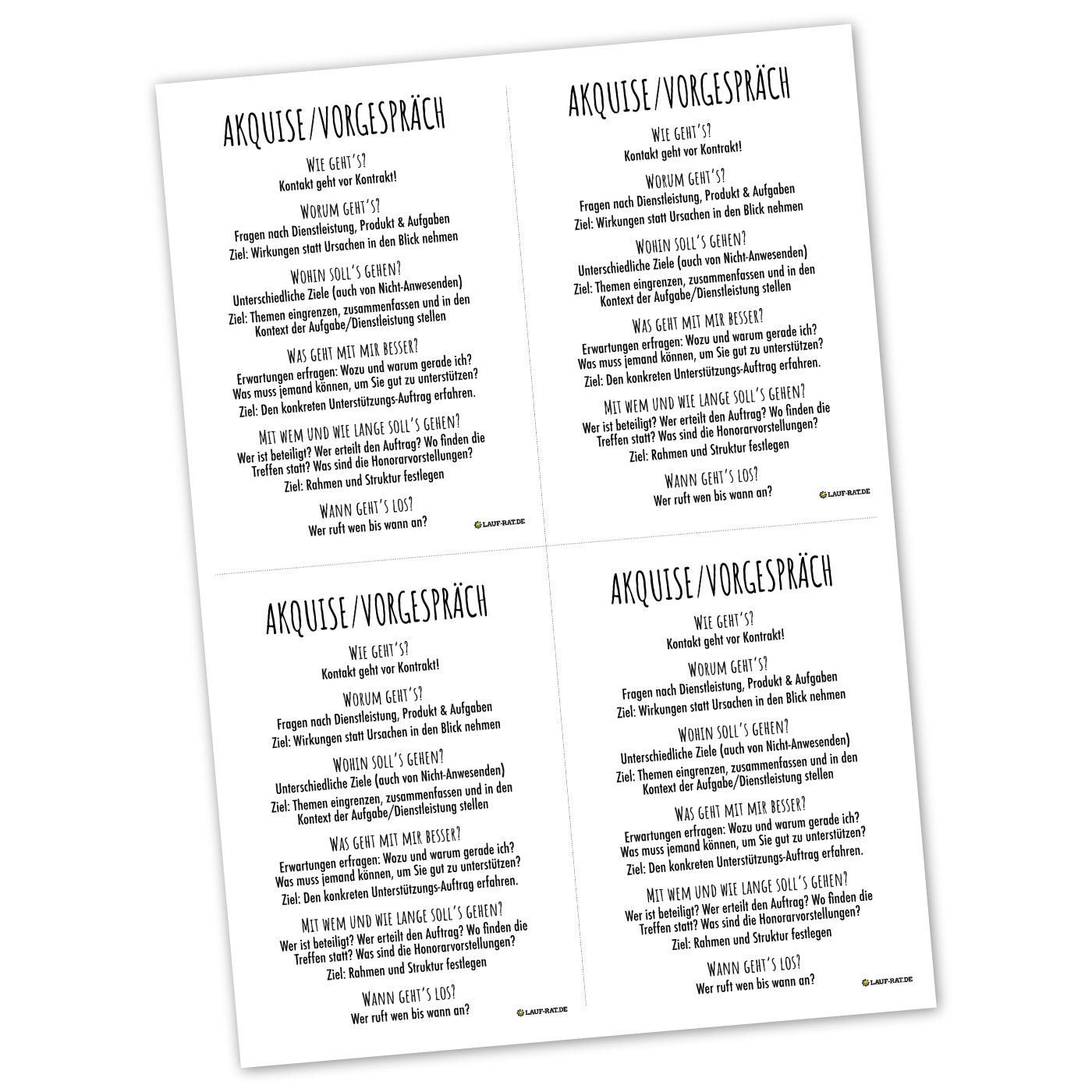 Beispielseite der PDF‑Vorlage mit 6 Leitfragen zur Strukturierung von Vorgespräch und Kontrakt im systemischen Coaching und Supervision