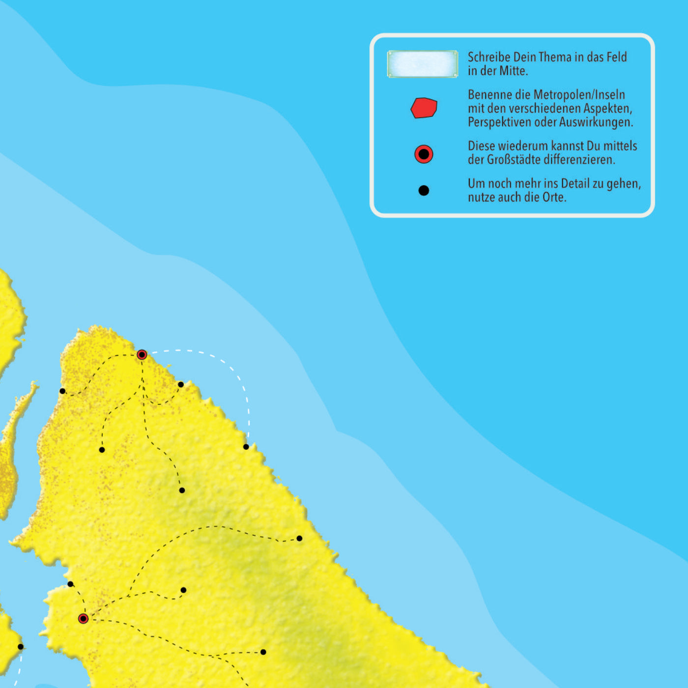 Mindmap Landkarte als Online Tool
