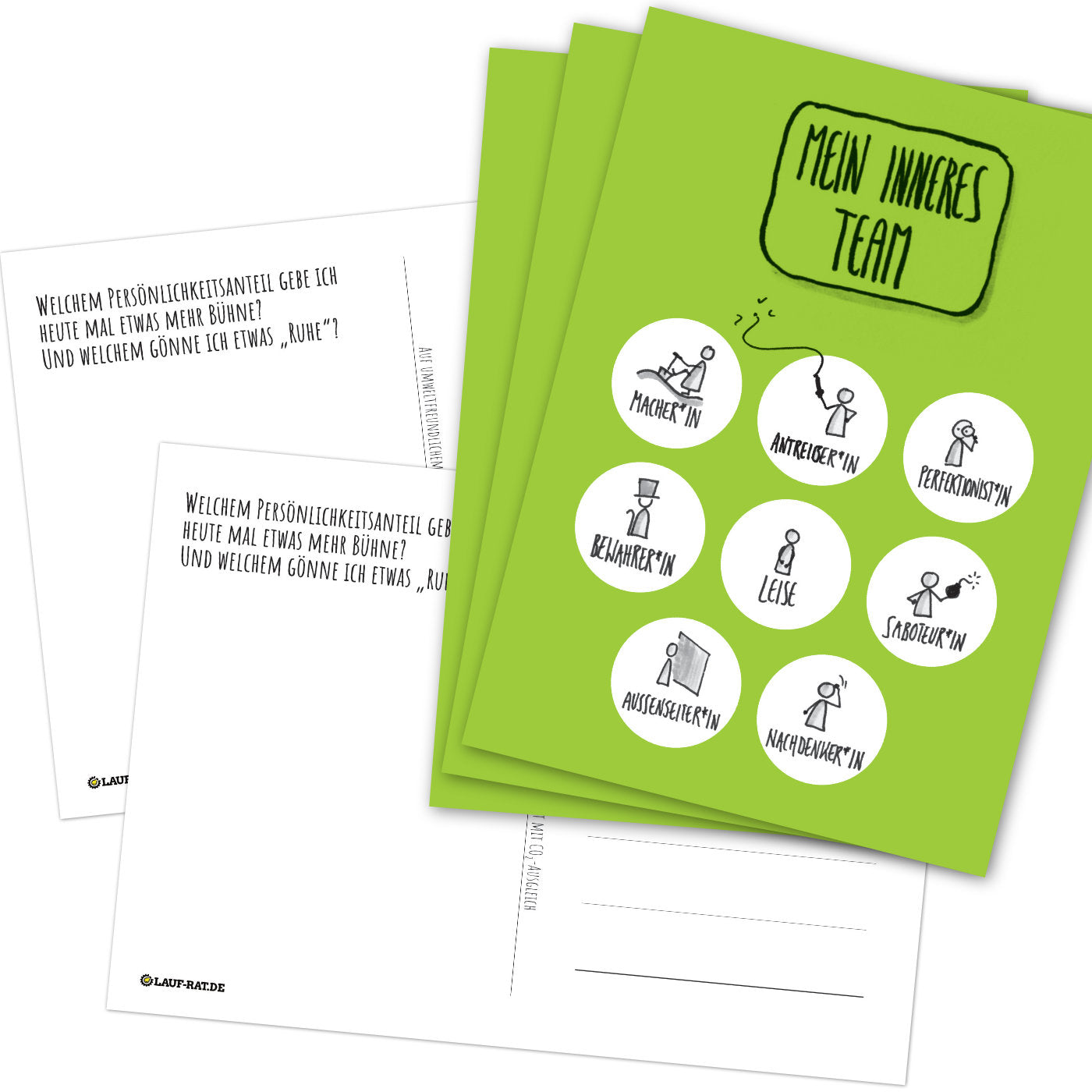 Postkarte Inneres Team