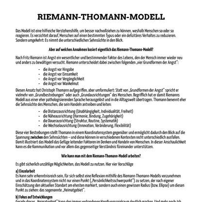 Was ist das riemann-thomann-modell? Arbeitsblatt zum Ausdrucken (PDF)