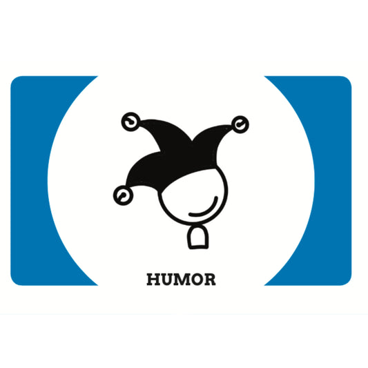 Rückseite einer Wertekarte mit illustrativer Zeichnung zur Reflexion von Werten in Supervision und Coaching.