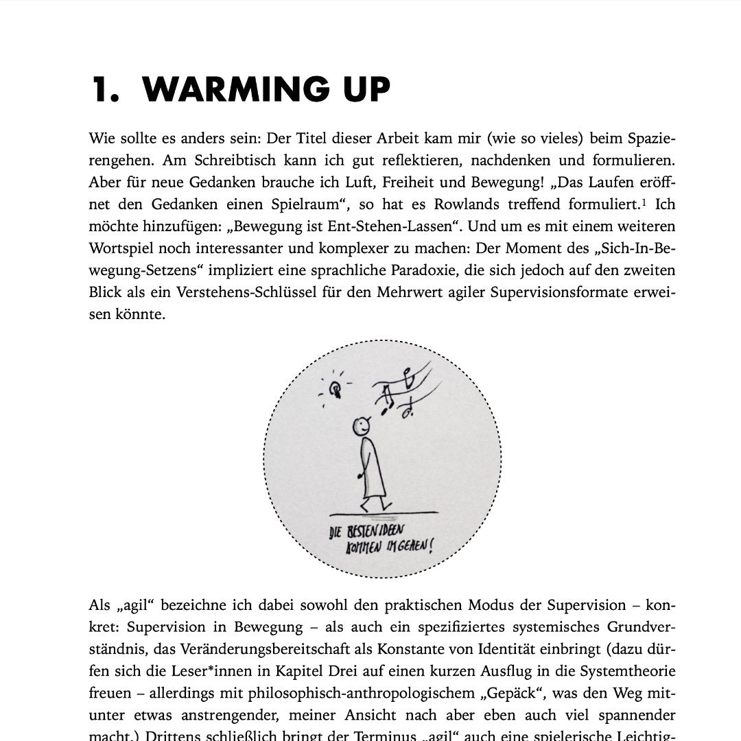 Supervision und Coaching in Bewegung. Ausführungen und Begründungen für Beratungsprozesse in Natur und Bewegung von Dr. Helmut Jansen. PDF-Datei zum Download. "Wie in Bewegung mehr ent-stehte."