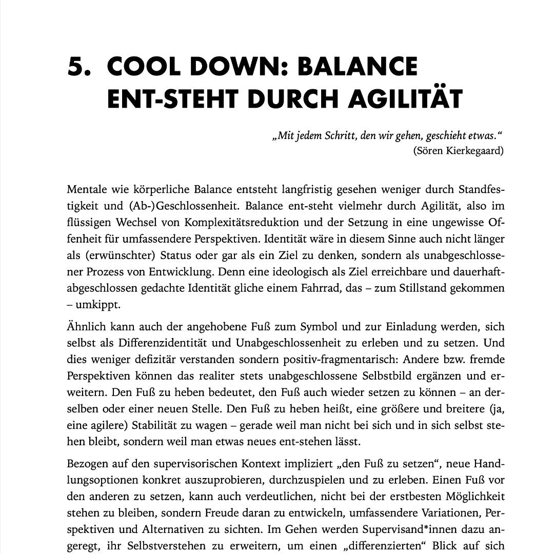 Supervision und Coaching in Bewegung. Ausführungen und Begründungen für Beratungsprozesse in Natur und Bewegung von Dr. Helmut Jansen. PDF-Datei zum Download. "Wie in Bewegung mehr ent-stehte."