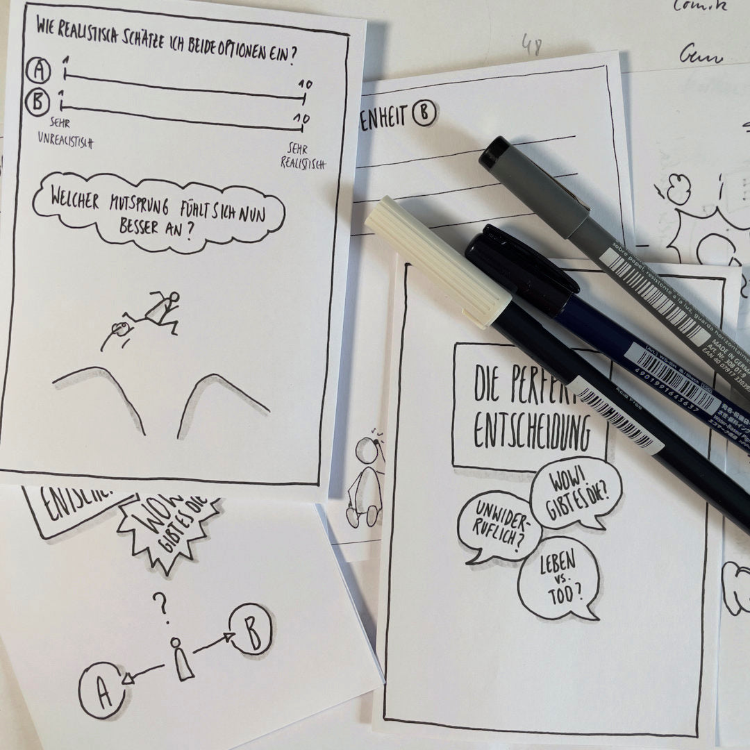 PDF Vorlage um Entscheidungen zu treffen. Coaching-Tool zum Download