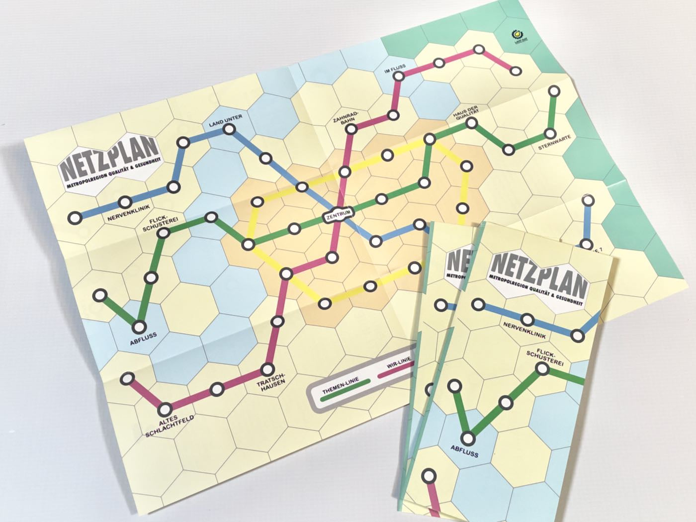 NETZPLAN – Faltplan zur Standort- und Zielbestimmung