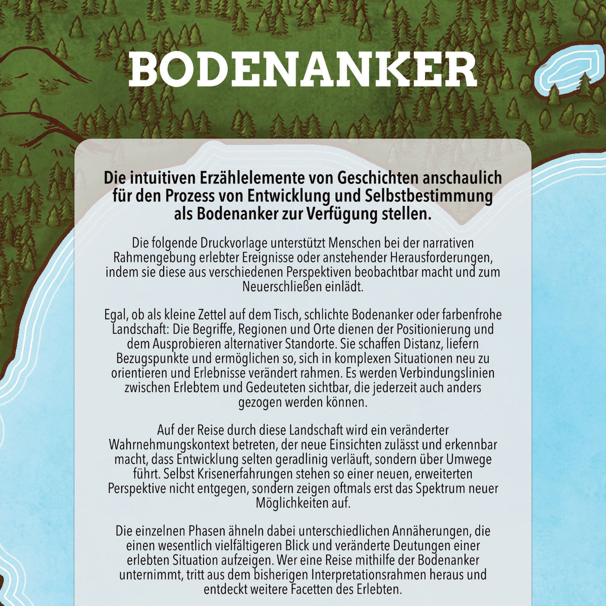 Anleitungstext für Bodenanker zur Heldenreise