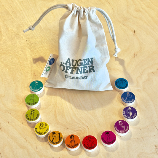 12 Archetypen-Holzsteine als hochwertiges Coaching-Tools für Persönlichkeitsanteile und das Innere Team