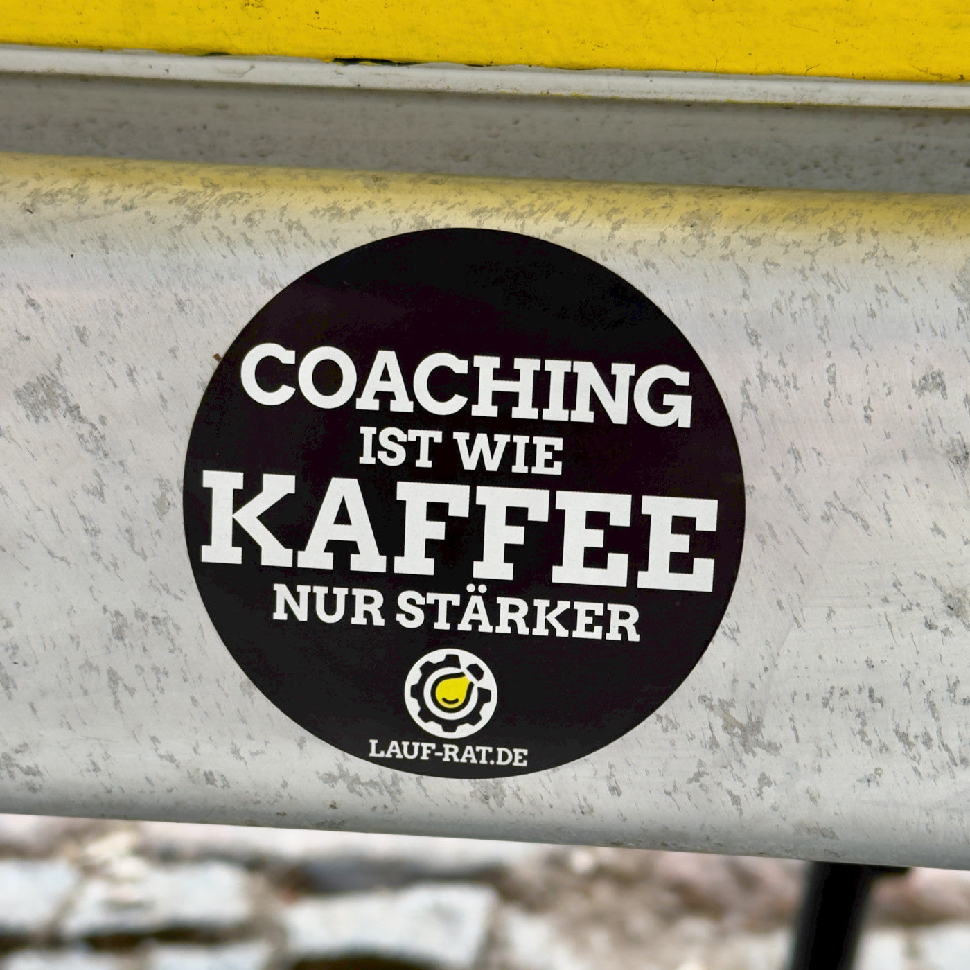 Coaching ist wie Kaffee Aufkleber