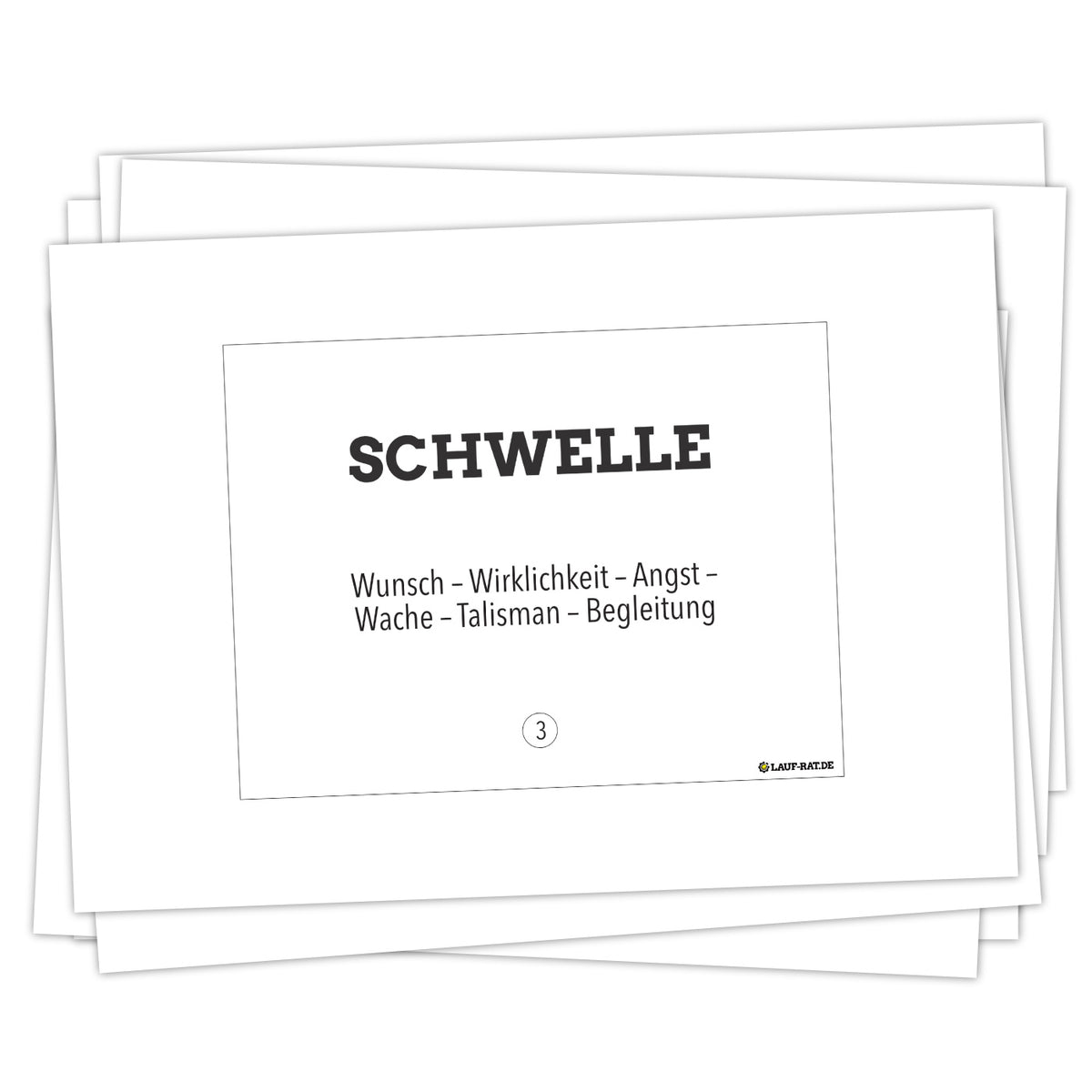 Druckvorlage „Schwelle der Heldenreise“ für die Beratung mit Bodenankern