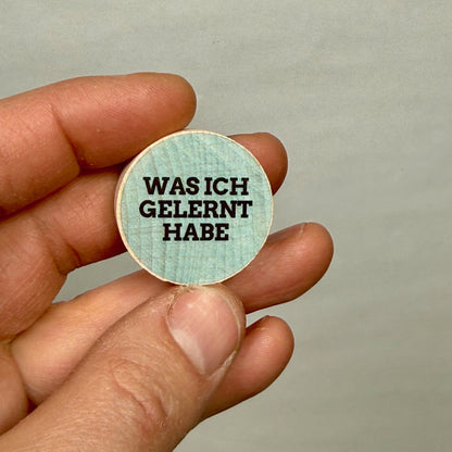 Lerntransfer mit Check-Out-Steinen aus Holz methodisch interessant sichern