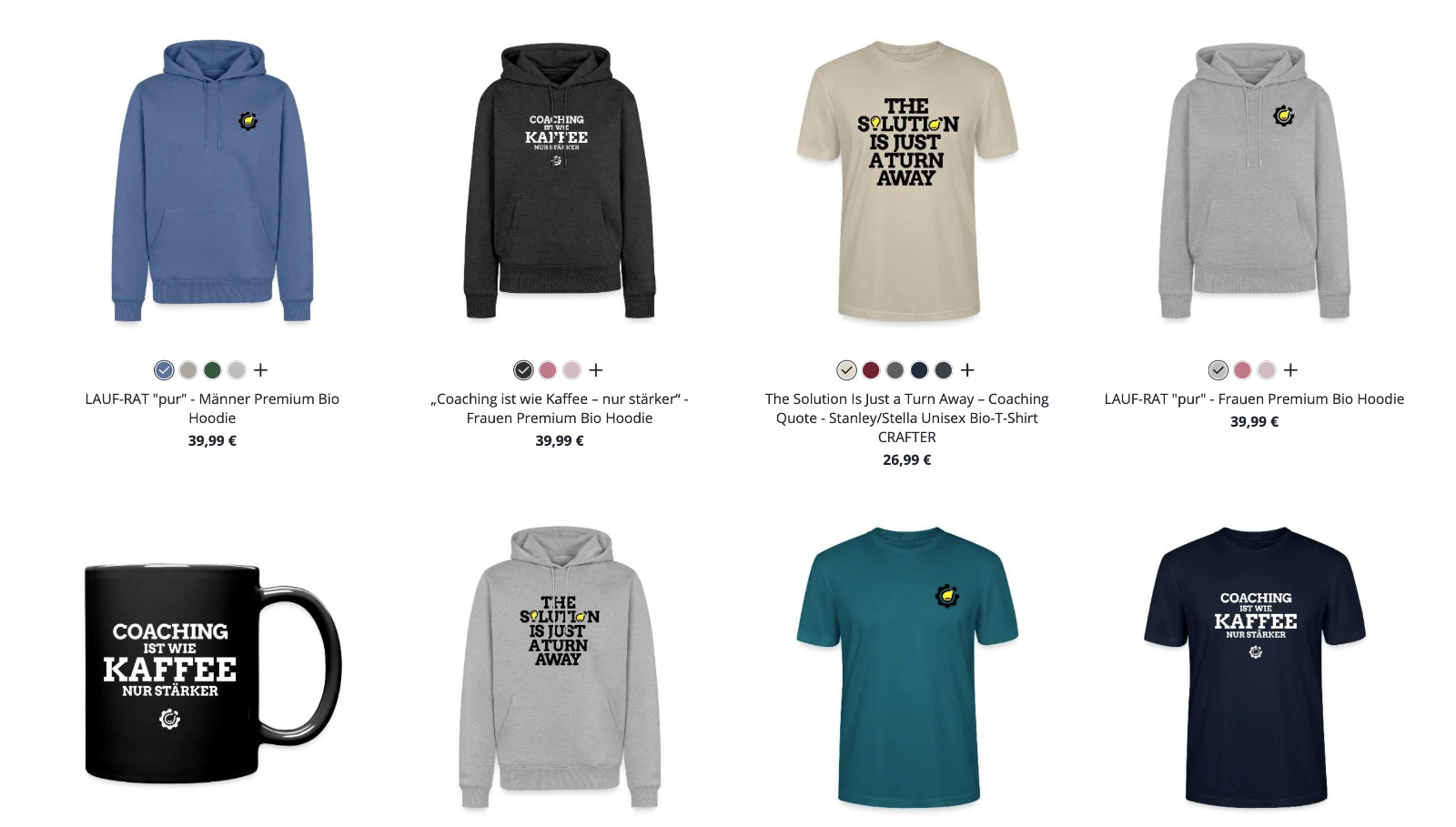 Coaching Accessoires von Lauf-Rat für Bertung mit Augenzwinkern