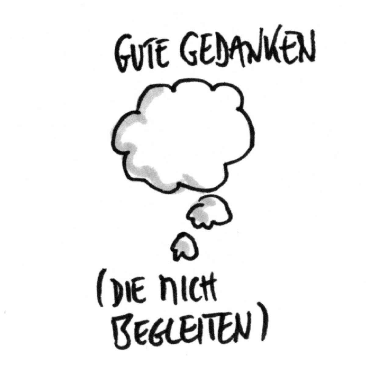 Gedankenwolke als Sketchnote-Motiv – Impuls für hilfreiche Gedanken und Ressourcen im Coaching-Gespräch