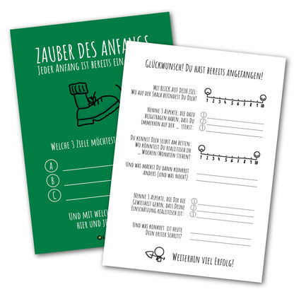 Postkarte als Coaching give away