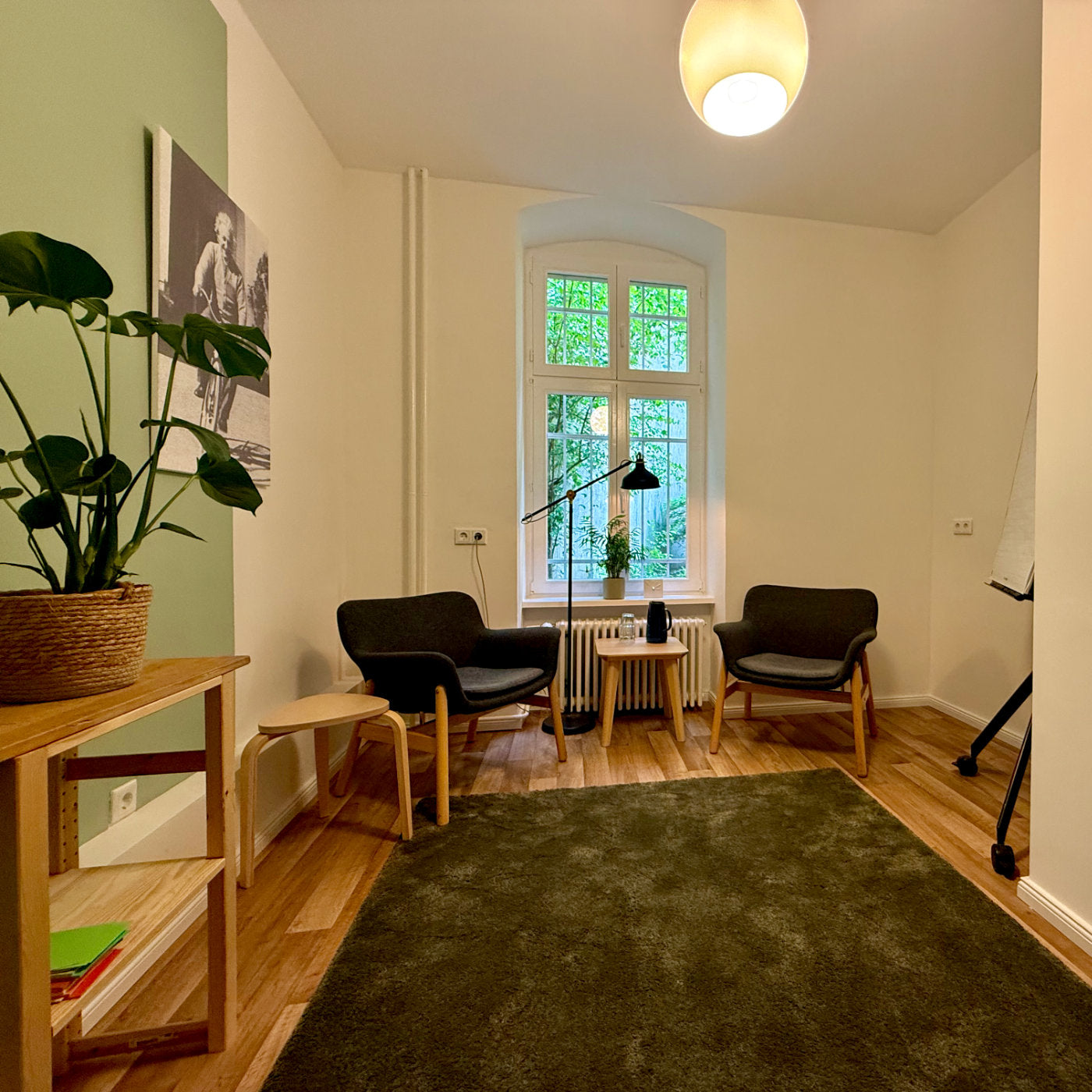 Besprechungsraum im Werkstatt-Laden von Lauf-Rat