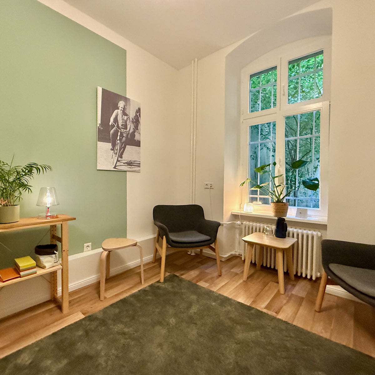 Coaching und Besprechungsraum im Werkstatt-Laden von Lauf-Rat