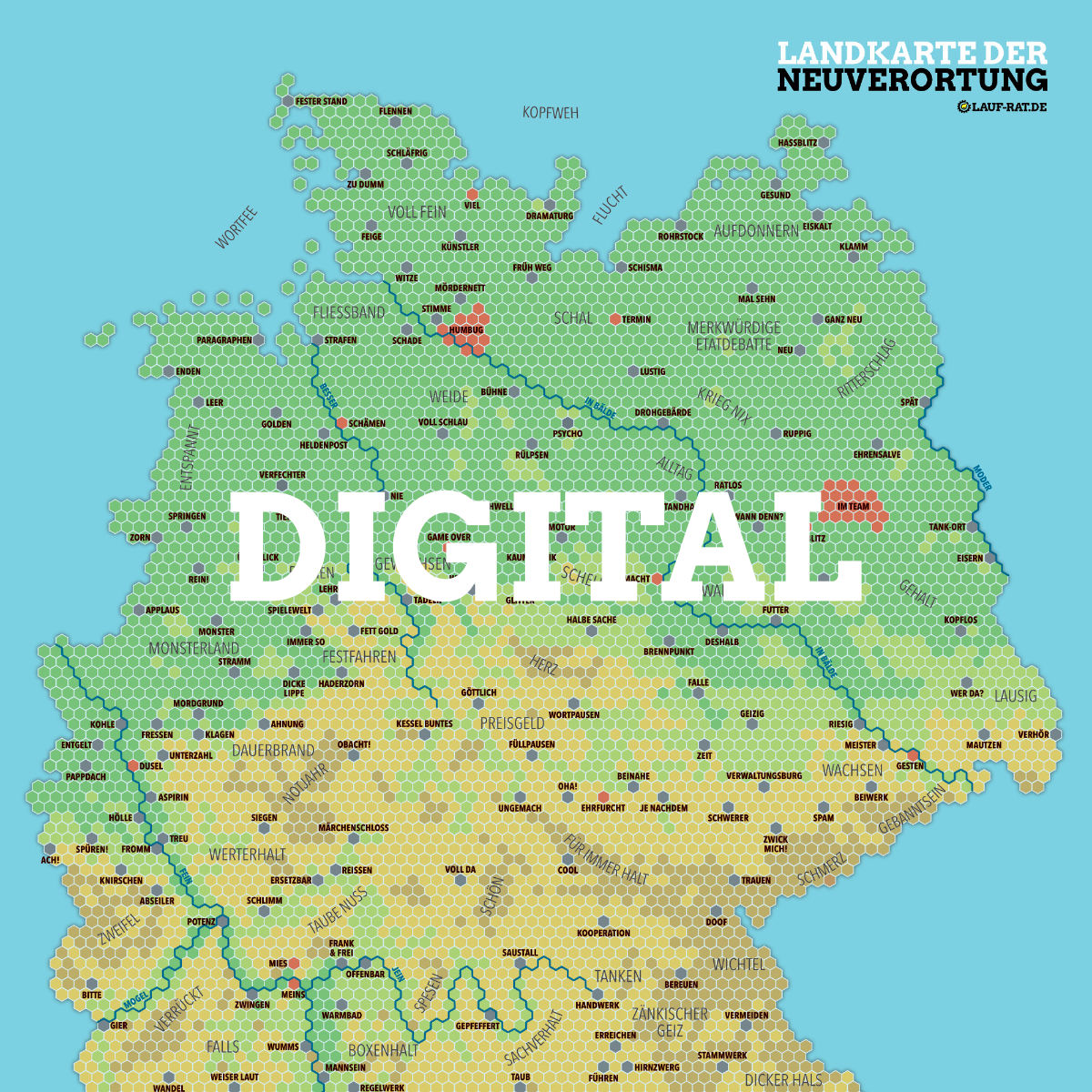 LANDKARTE der Neuverortung