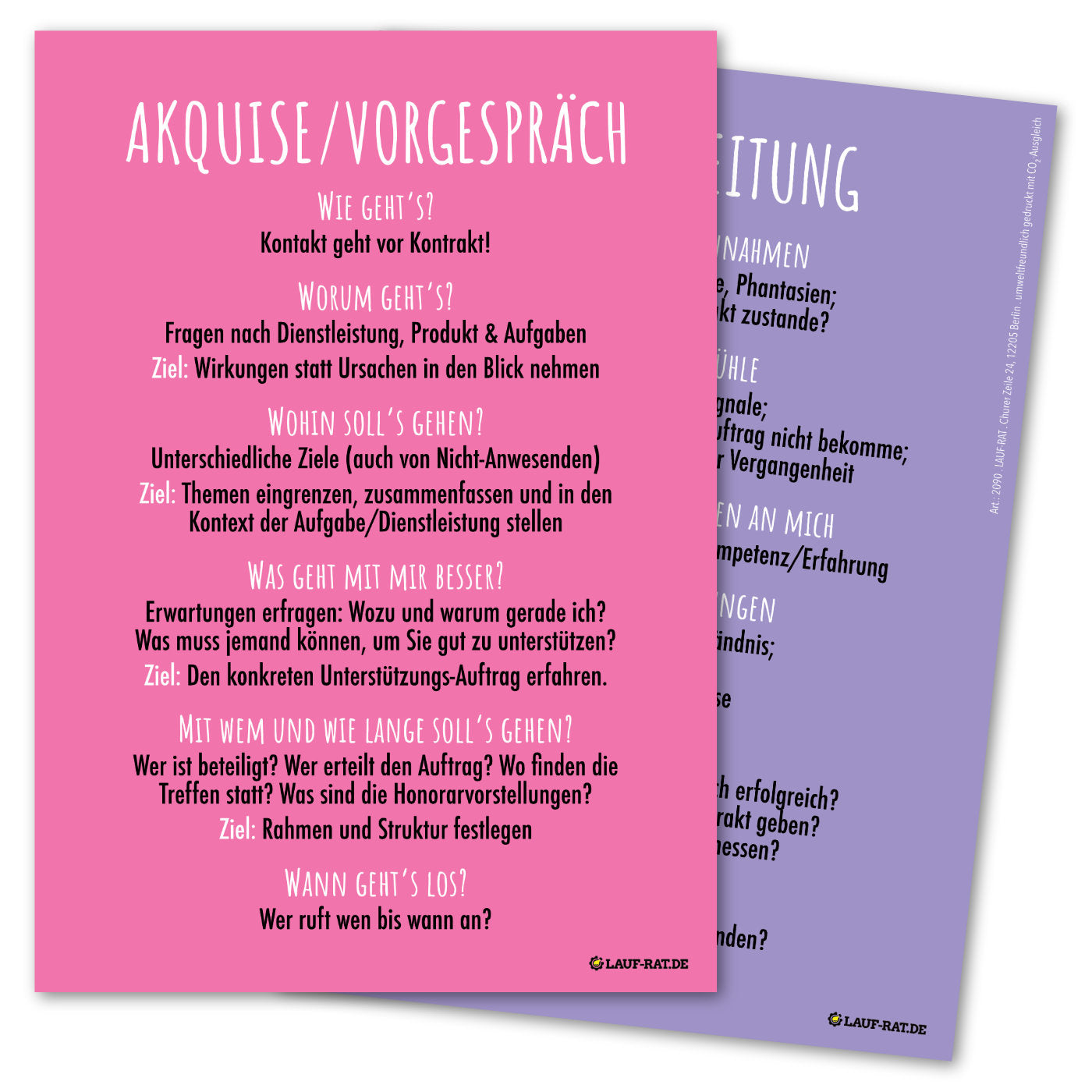 Postkarte mit 6 Leitfragen für Vorgespräch und Kontrakt in Coaching und Supervision – Struktur für Auftragsklärung und professionelle Gesprächsführung. #Coachingtools #Supervision #Auftragsklärung