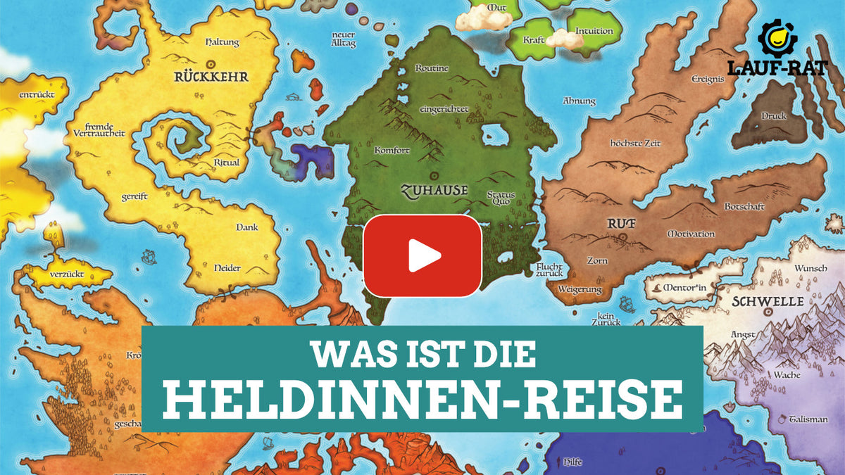 Video-Vorschaubild zur Heldenreise mit einem Ausschnitt aus der Landkarte